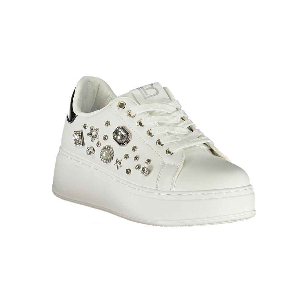 Laura Biagiotti White Polyurethane Women Sneaker