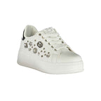 Laura Biagiotti White Polyurethane Women Sneaker