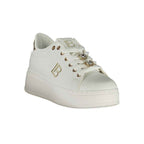 Laura Biagiotti Bianco Polyurethane Women Sneaker