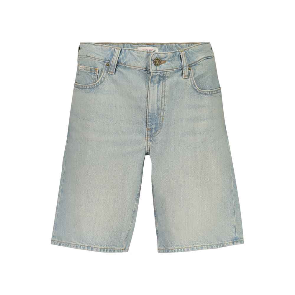 Guess Jeans Azzurro Cotton Men's Bermuda Shorts