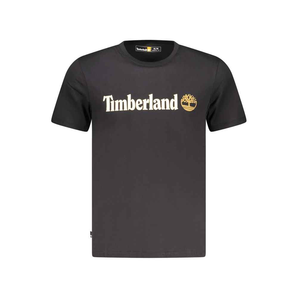Timberland Black Cotton Men T-Shirt