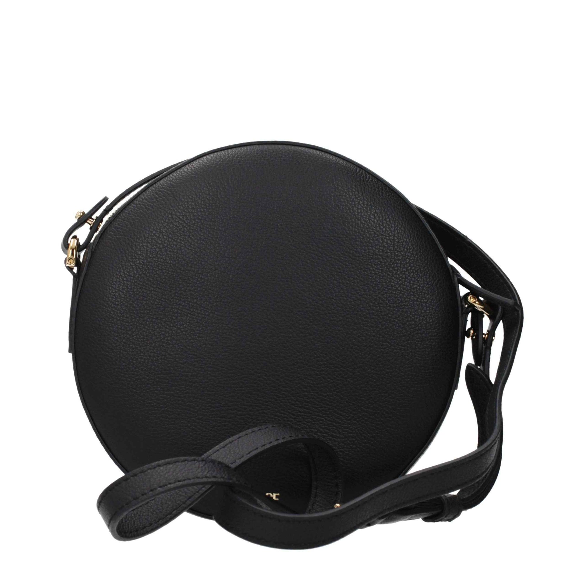 Versace Black Leather Crossbody Bag