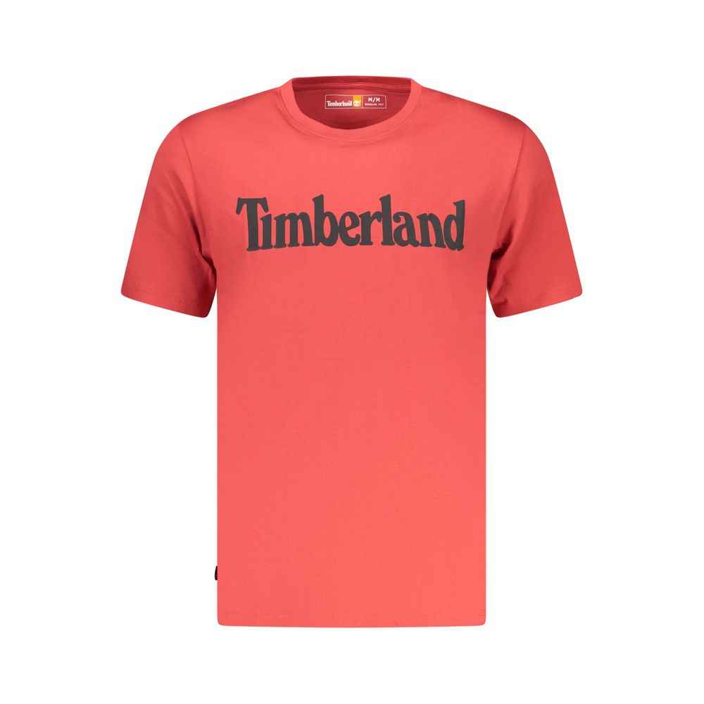 Timberland Rosso Cotton Men's T-Shirt