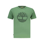 Timberland Verde Cotton Men T-Shirt