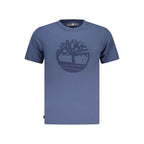Timberland Blue Cotton Men T-Shirt