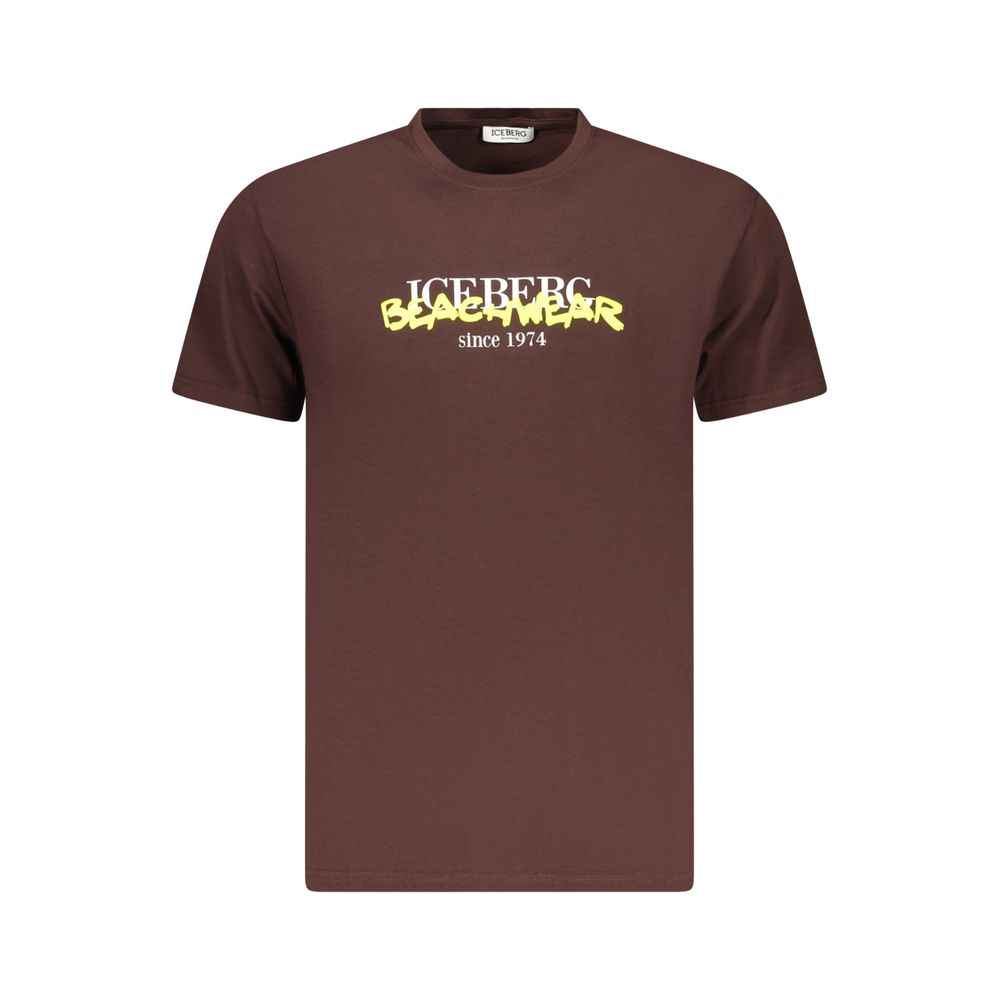 Iceberg Neon Cotton Men T-Shirt