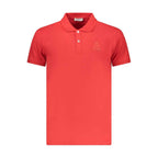 Iceberg Rosso Cotton Mens Polo Shirt