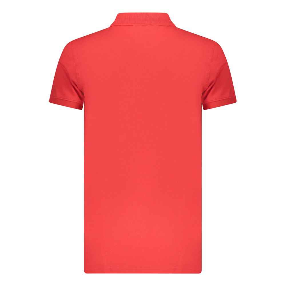 Iceberg Rosso Cotton Mens Polo Shirt