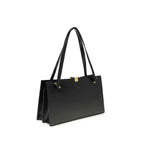 Versace Black Calf Leather Bos Taurus Shoulder Bag