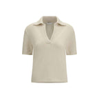 Gabriela Hearst Beige Cashmere Polo Shirt
