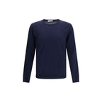 Roberto Collina Blue Cotton Sweatshirt