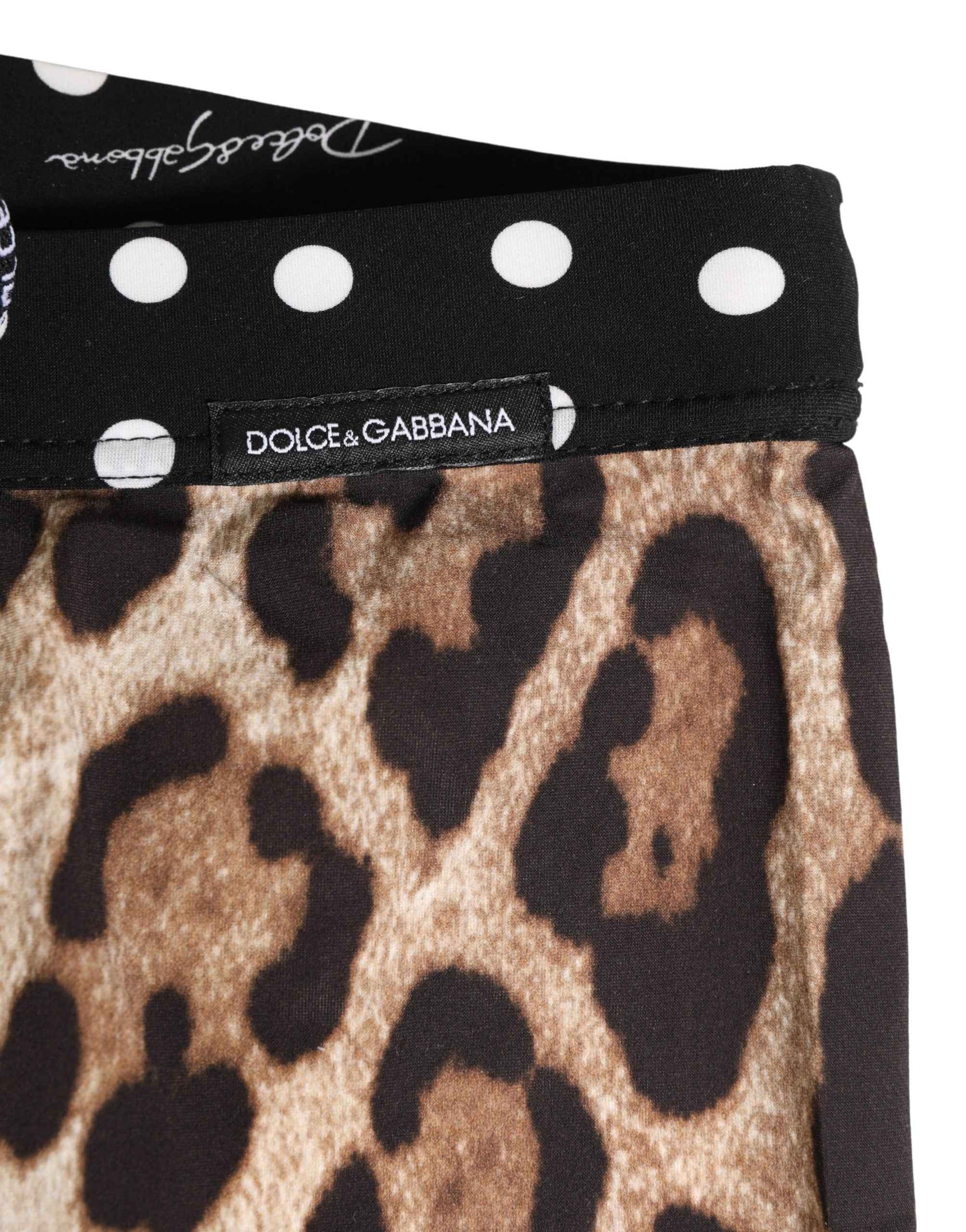 Dolce & Gabbana Multicolor Patterned Cycling Bike Shorts Underwear