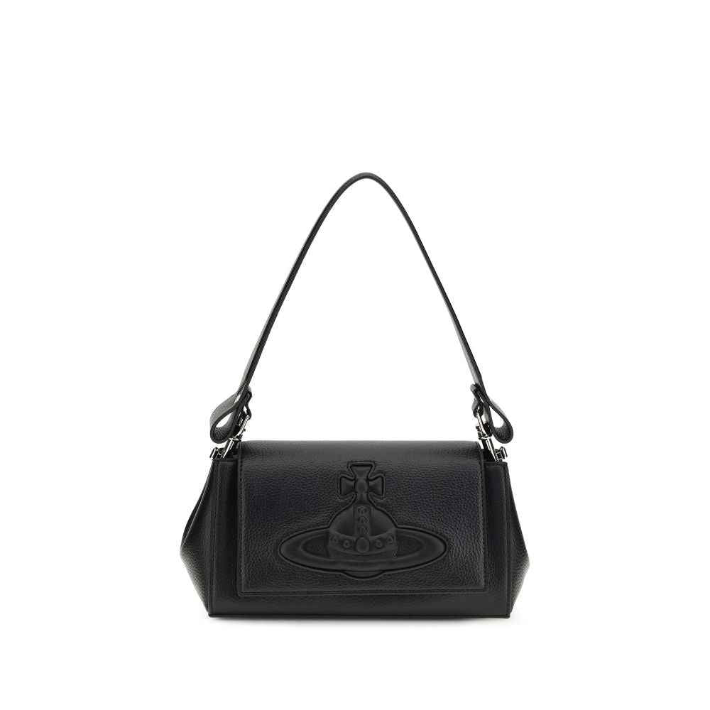 Vivienne Westwood Black Polyethylene Shoulder Bag