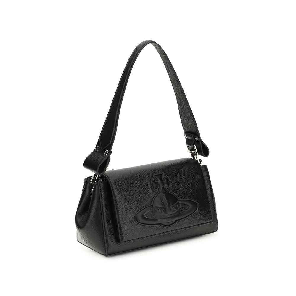 Vivienne Westwood Black Polyethylene Shoulder Bag