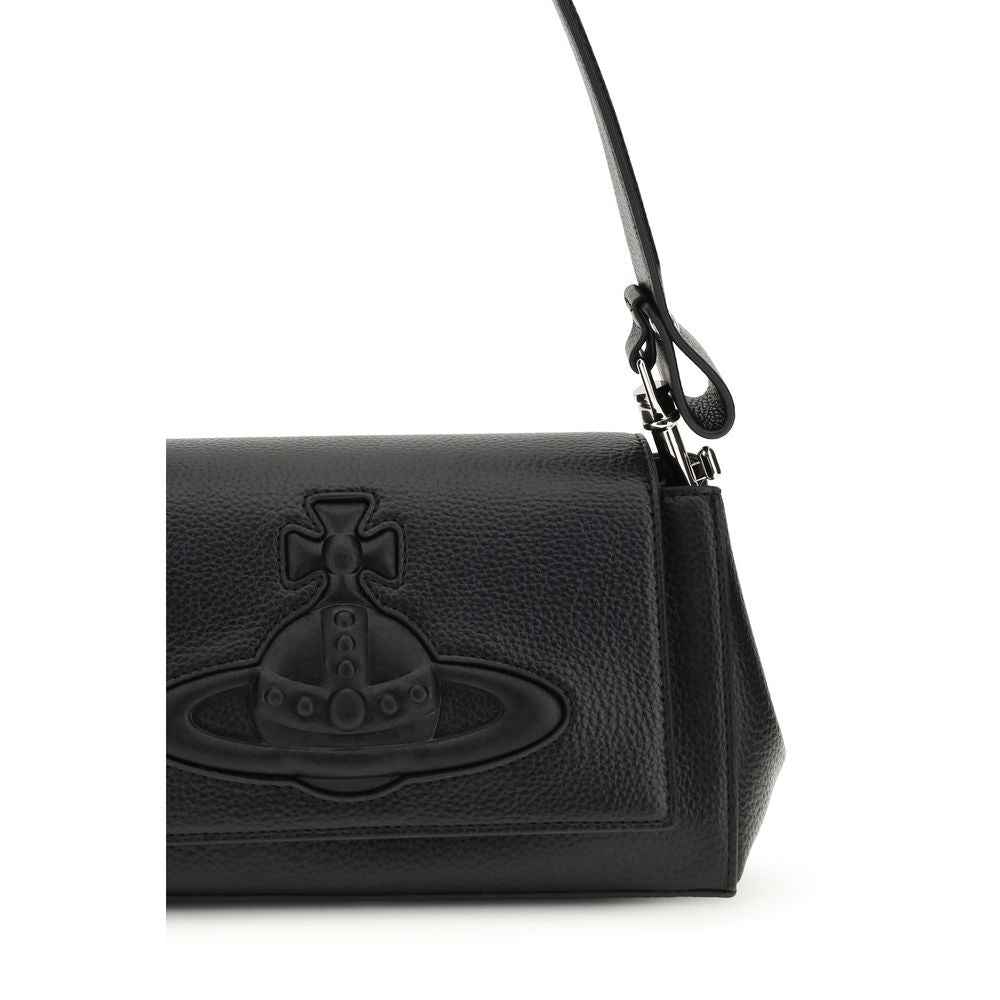 Vivienne Westwood Black Polyethylene Shoulder Bag