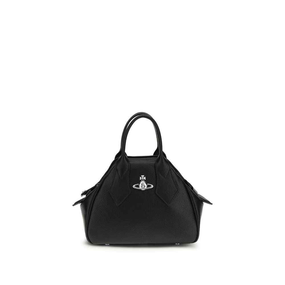 Vivienne Westwood Black Calf Leather Bos Taurus Shoulder Bag