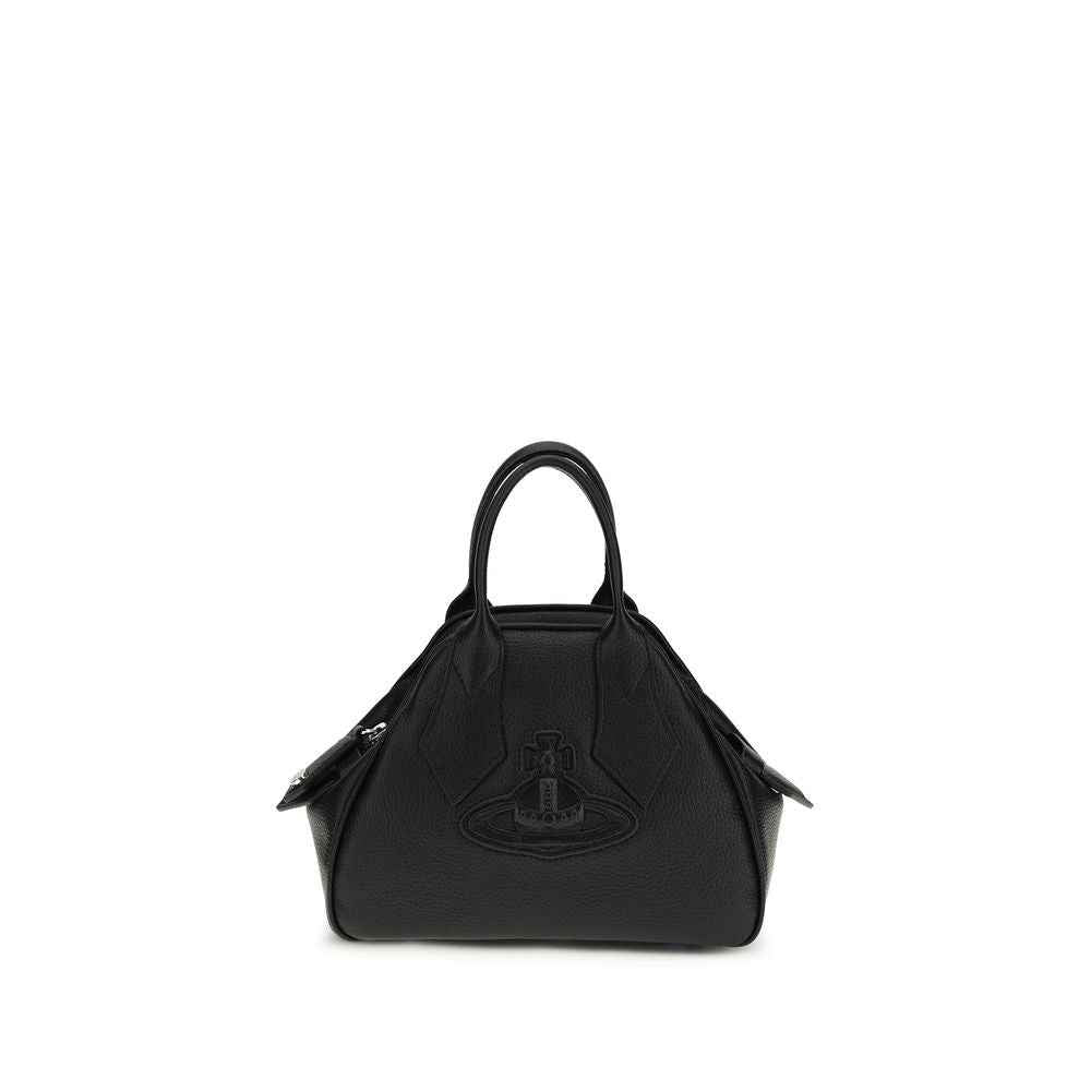 Vivienne Westwood Black Calf Leather Bos Taurus Shoulder Bag