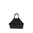 Vivienne Westwood Black Calf Leather Bos Taurus Shoulder Bag