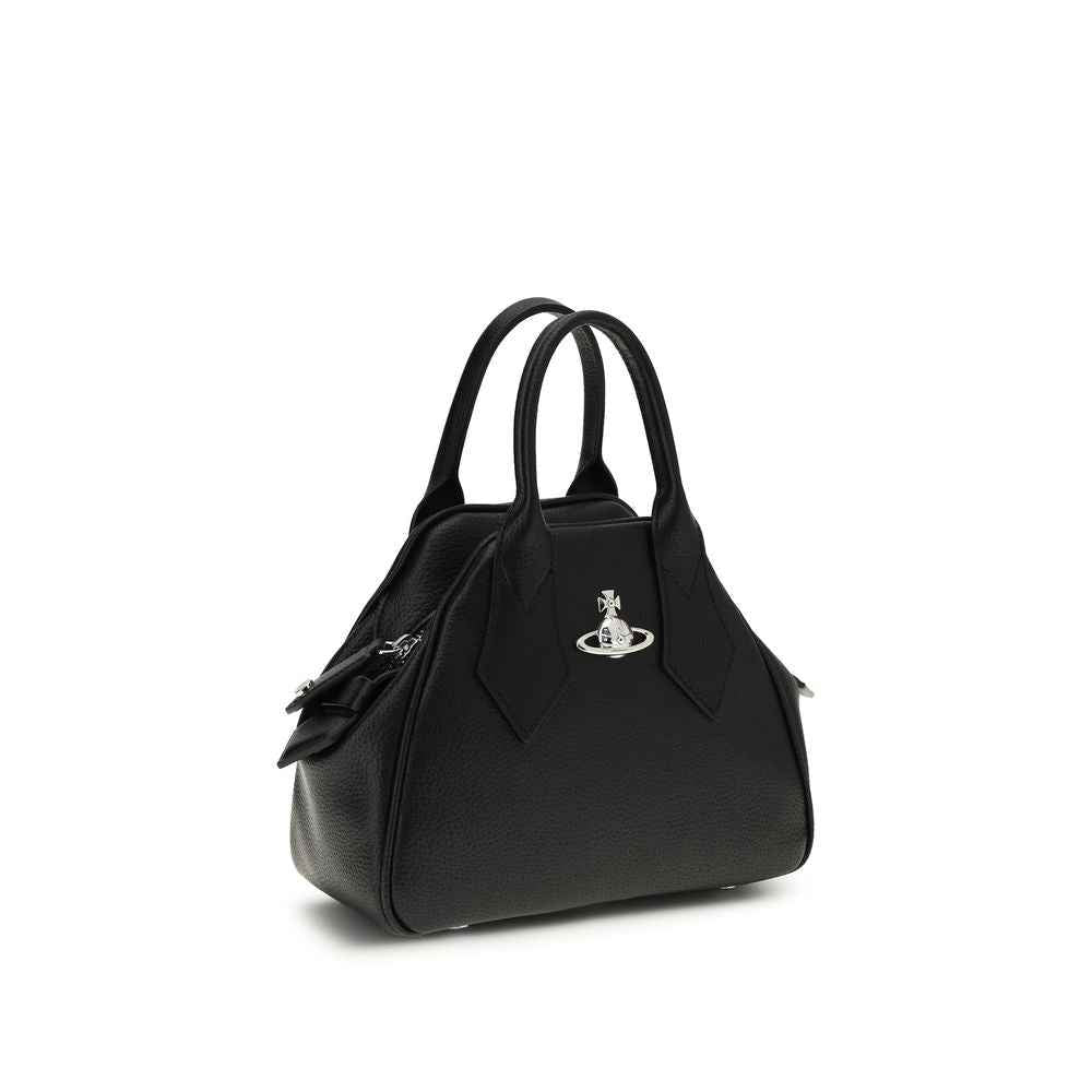 Vivienne Westwood Black Calf Leather Bos Taurus Shoulder Bag
