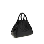 Vivienne Westwood Black Calf Leather Bos Taurus Shoulder Bag