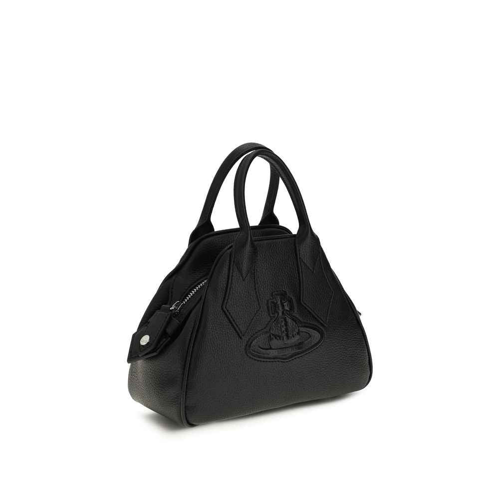 Vivienne Westwood Black Calf Leather Bos Taurus Shoulder Bag