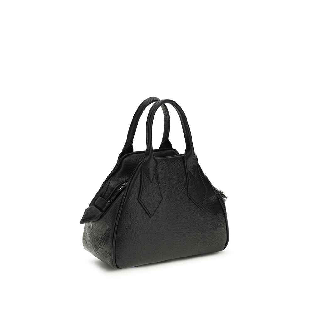 Vivienne Westwood Black Calf Leather Bos Taurus Shoulder Bag