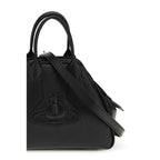Vivienne Westwood Black Calf Leather Bos Taurus Shoulder Bag