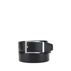 Ferragamo Black Calf Leather Bos Taurus Regular Belt