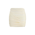 Magda Butrym Beige Fabric Mini Skirt