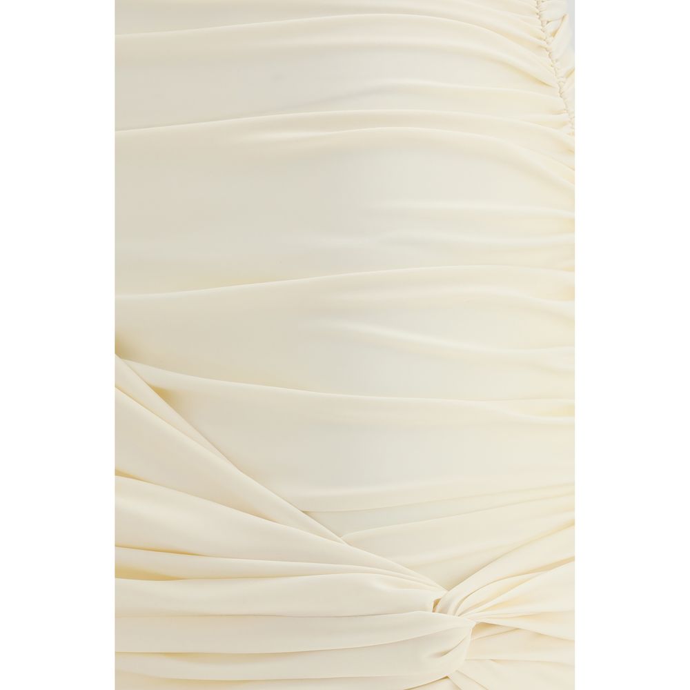 Magda Butrym Beige Fabric Mini Skirt