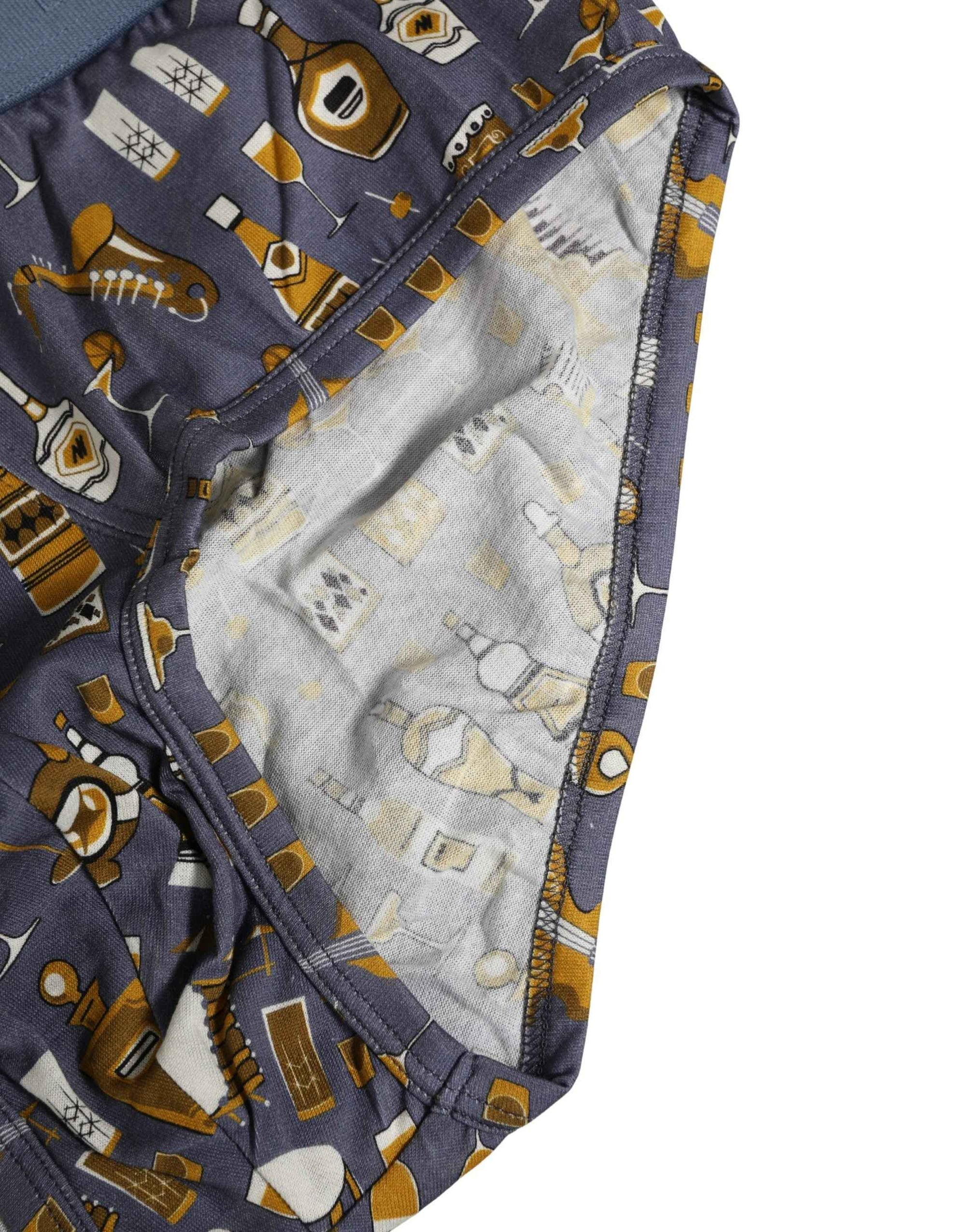 Dolce & Gabbana Gray Jazz Cocktail Men Brando Brief Underwear