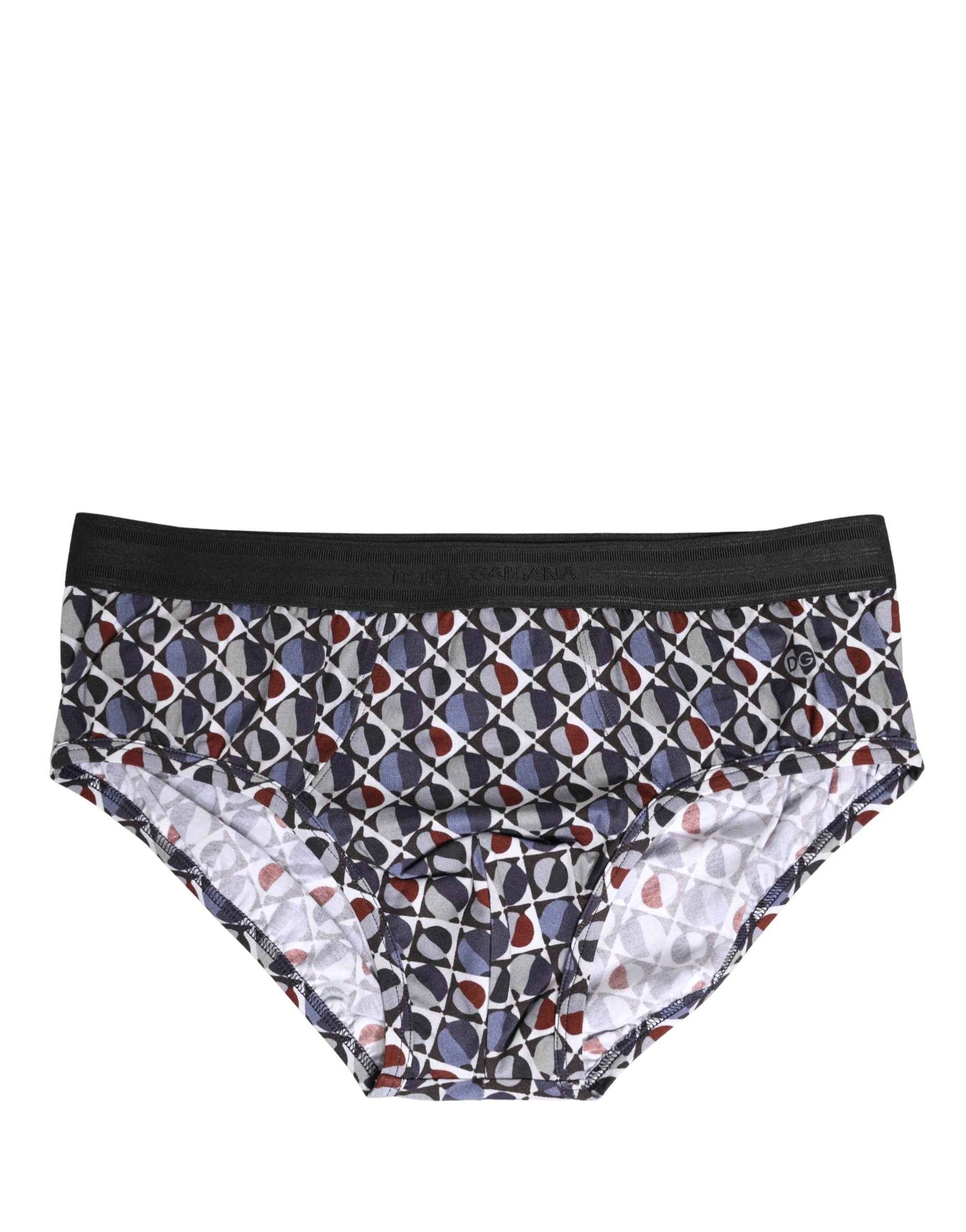 Dolce & Gabbana Multicolor Patterned Men Brando Brief Underwear