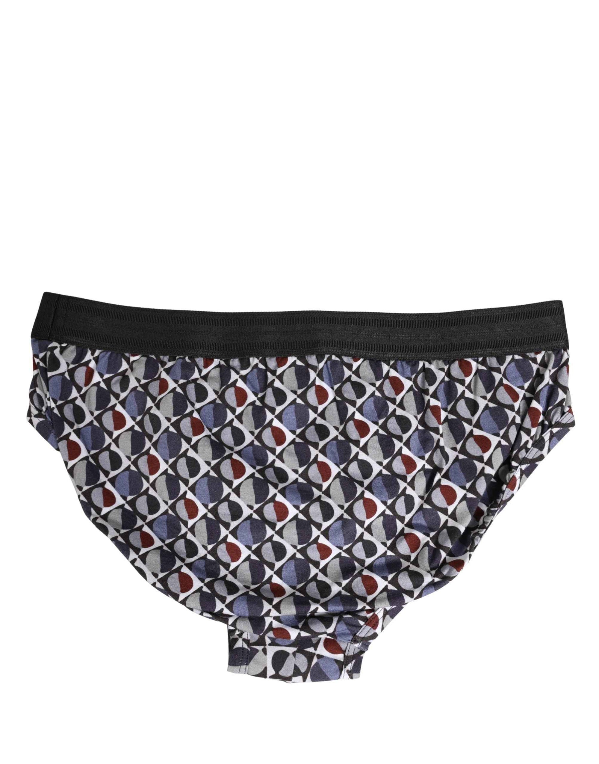 Dolce & Gabbana Multicolor Patterned Men Midi Brief Underwear