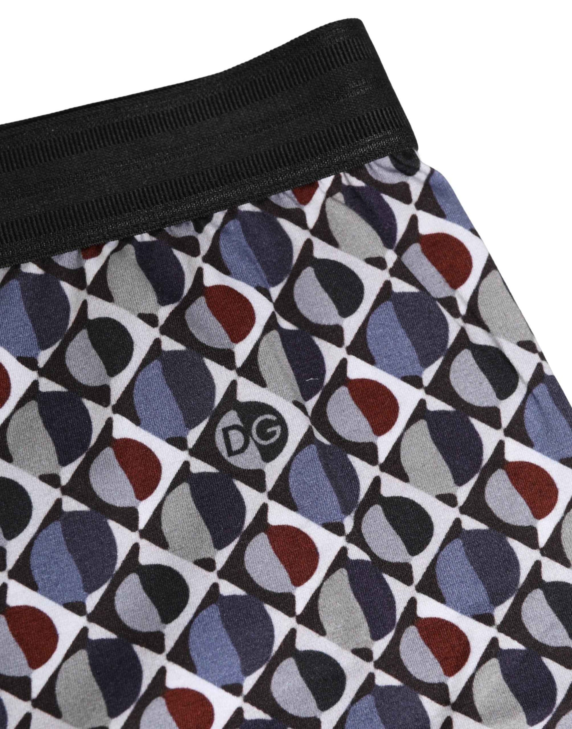 Dolce & Gabbana Multicolor Patterned Regular Boxer Underwear
