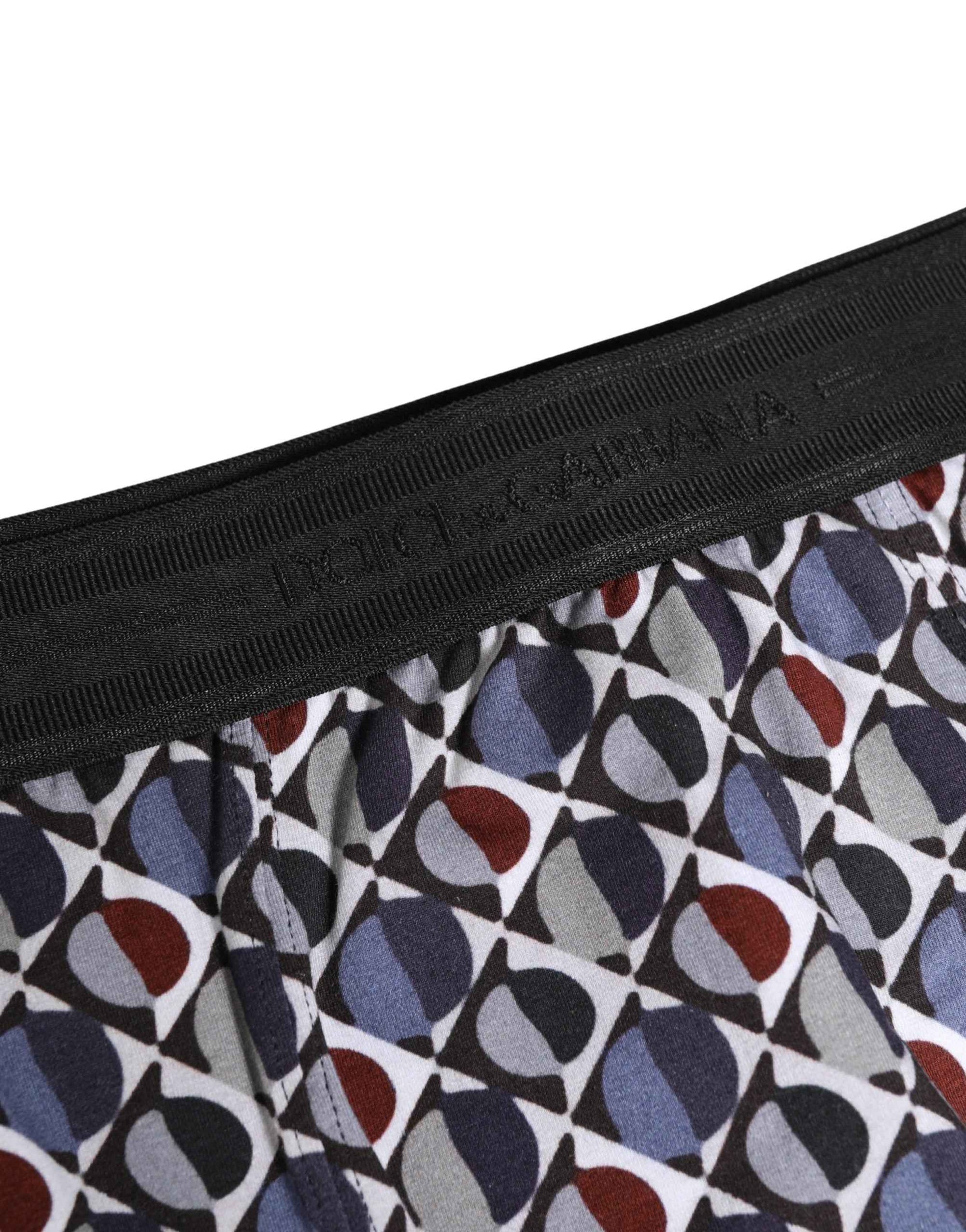 Dolce & Gabbana Multicolor Patterned Regular Boxer Underwear
