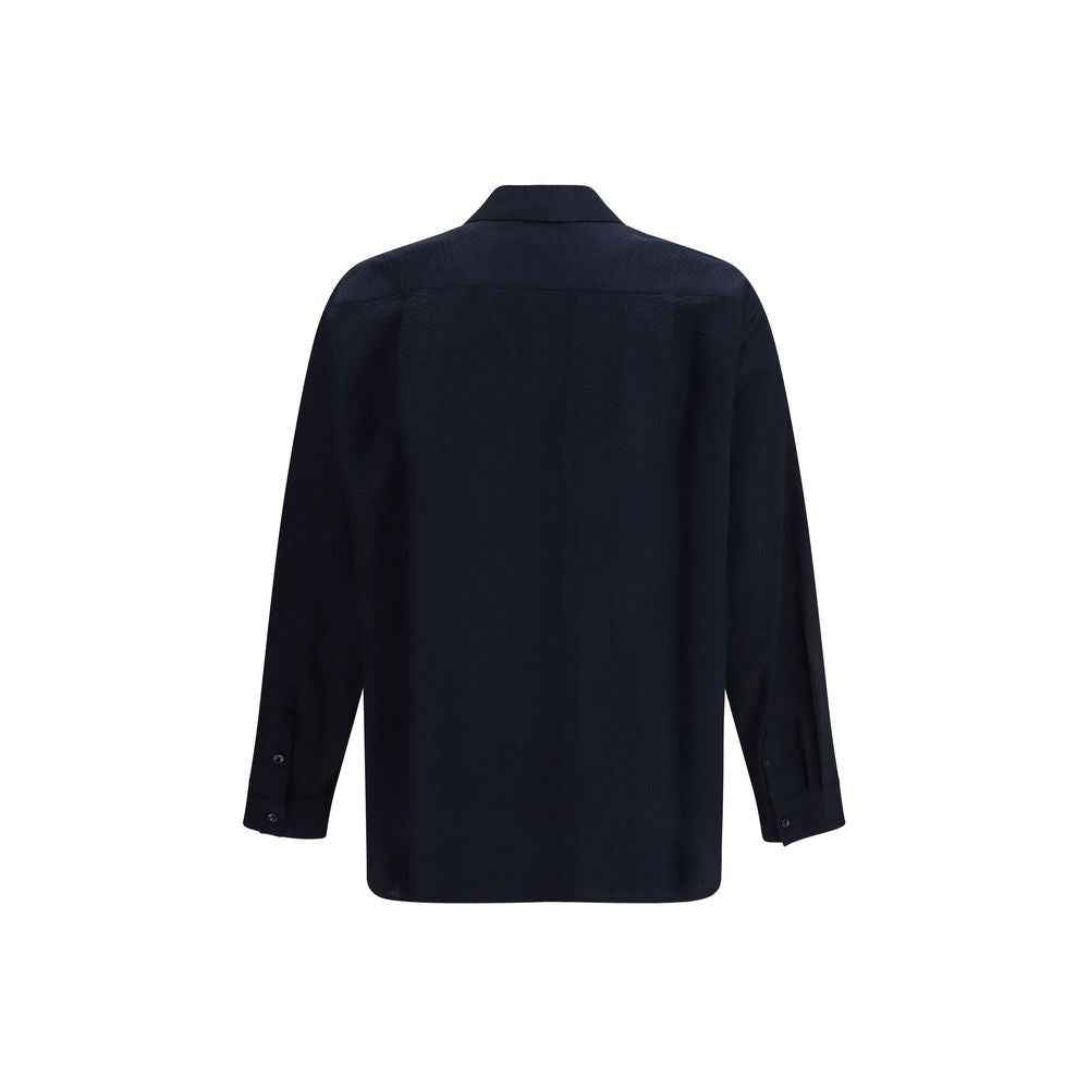 Giorgio Armani Blue Cotton Shirt