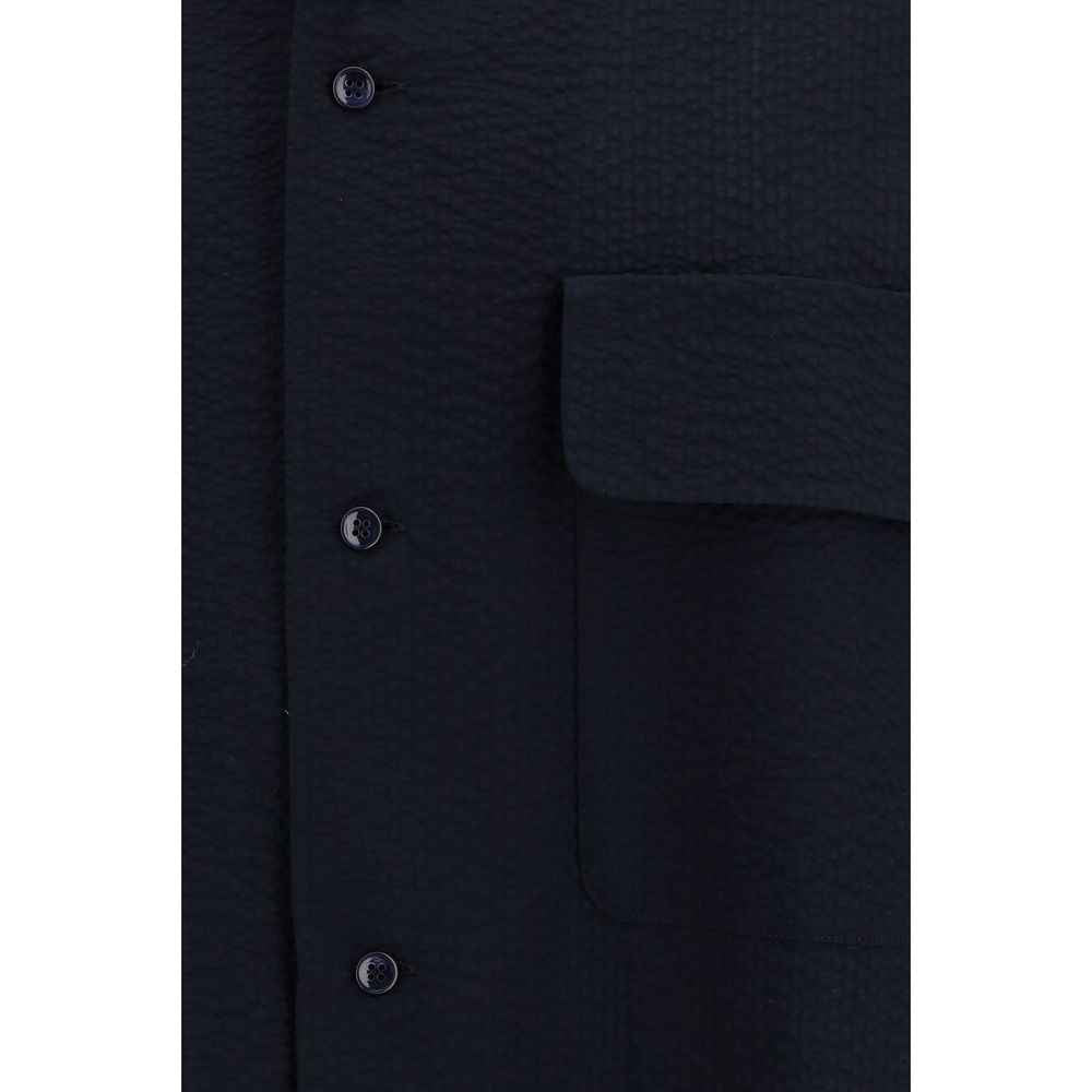 Giorgio Armani Blue Cotton Shirt