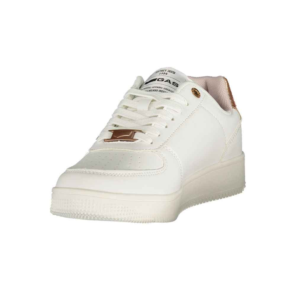 Gas Bianco Polyurethane Women Sneaker