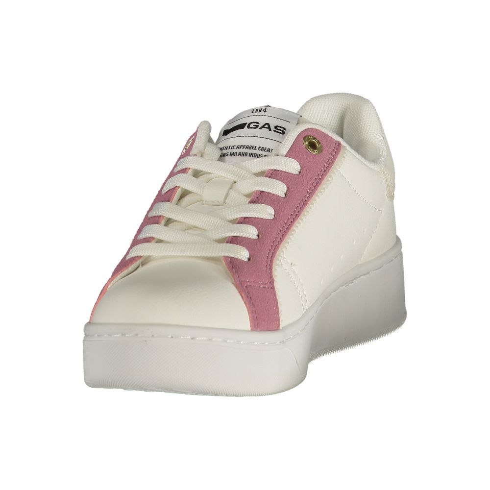 Gas White Polyurethane Women's Sneaker