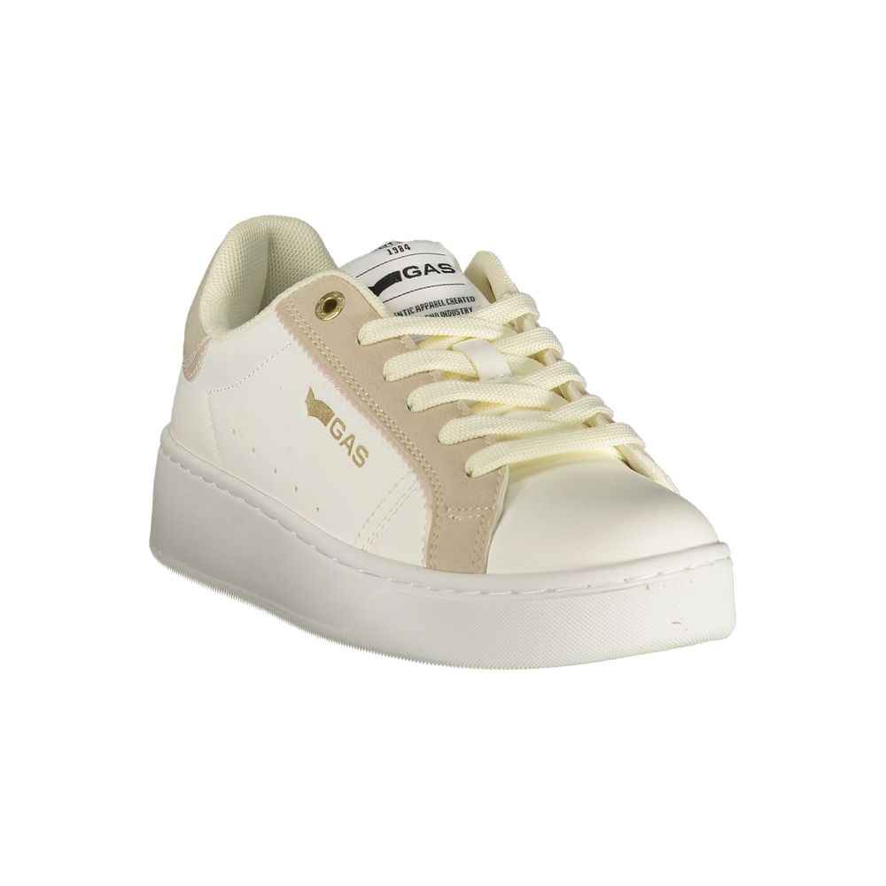 Gas Bianco Poliuretano Women Sneaker