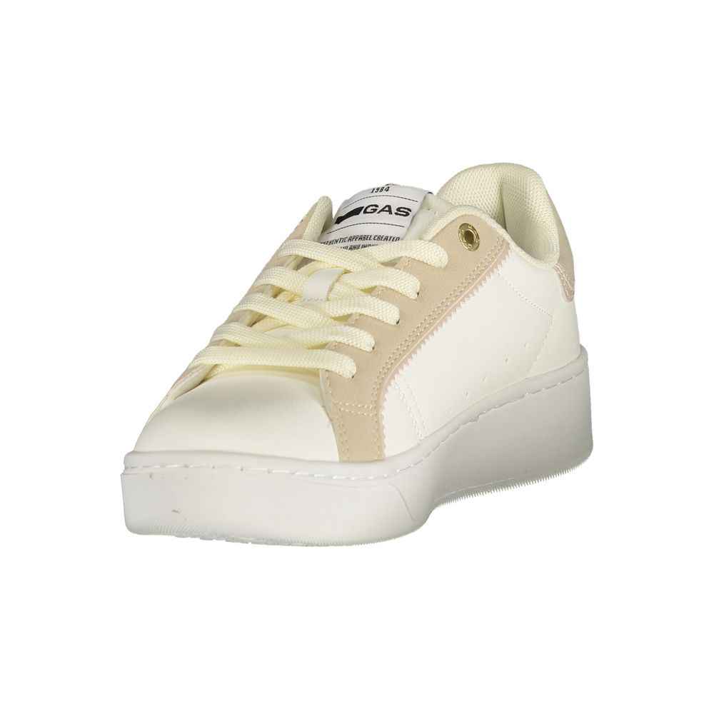 Gas Bianco Poliuretano Women Sneaker