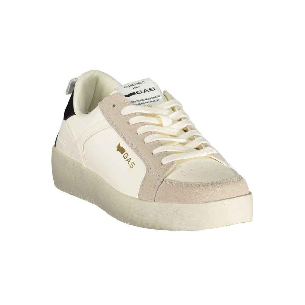 Gas Bianco Polyurethane Women Sneaker