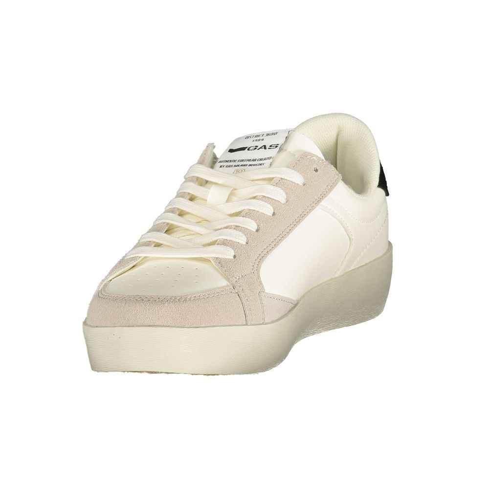 Gas Bianco Polyurethane Women Sneaker