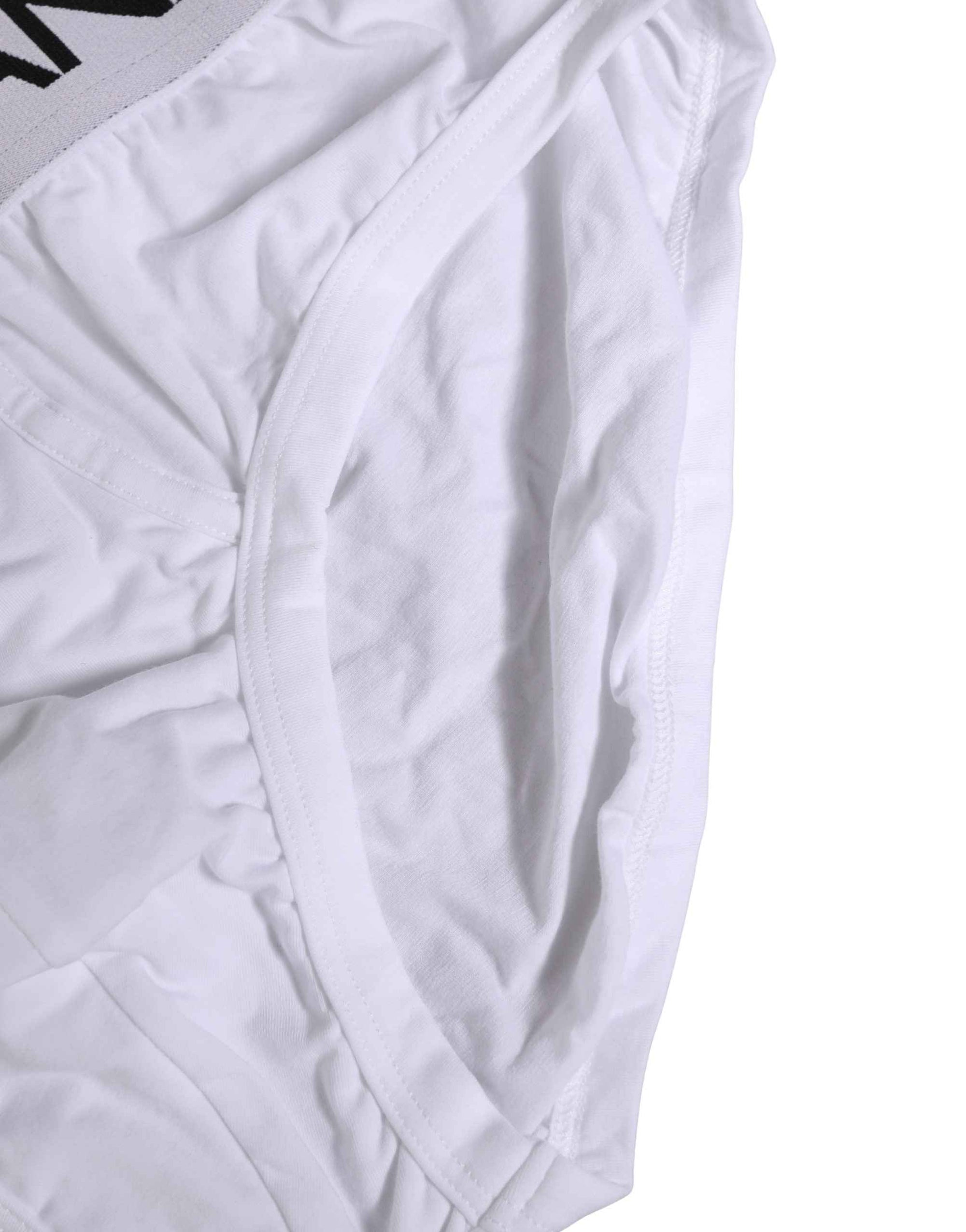 Dolce & Gabbana White Cotton Stretch Brando Brief Underwear