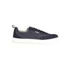 Gas Blue Polyester Athletic Sneakers
