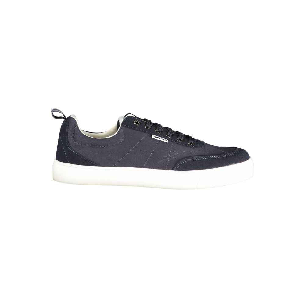 Gas Blue Polyester Athletic Sneakers
