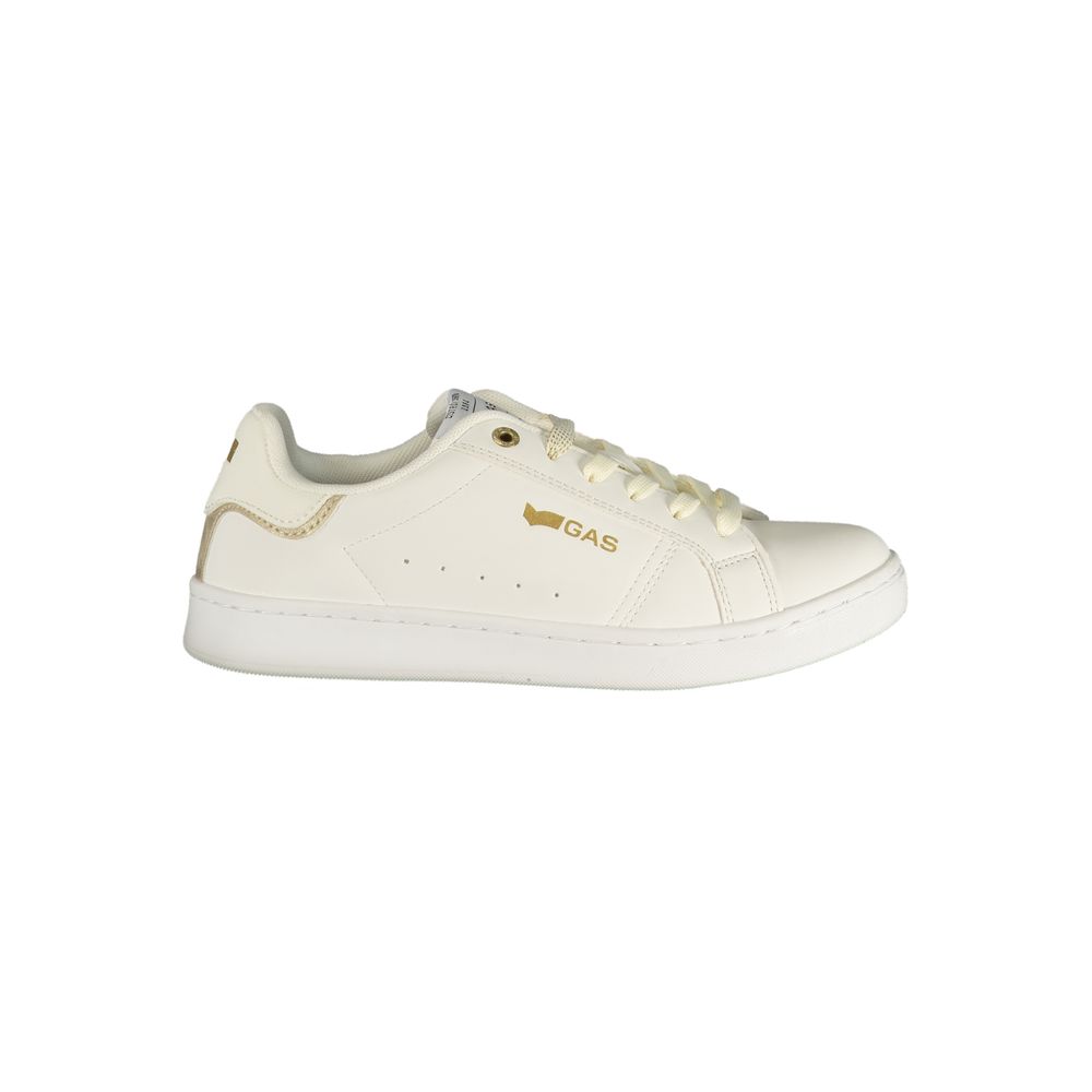 Gas Bianco Polyurethane Women Sneaker