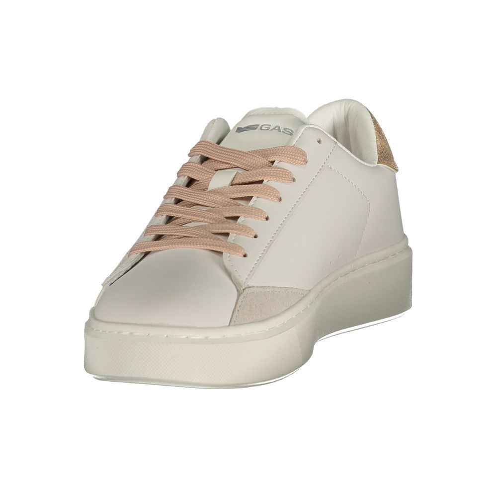 Gas Bianco Polyurethane Women Sneaker