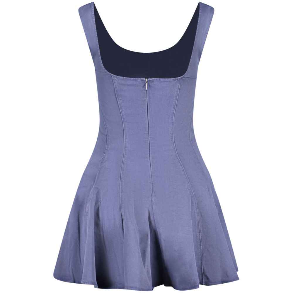 Desigual Blue Cotton Women Dress