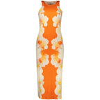 Desigual Arancione Viscosa Women Dress